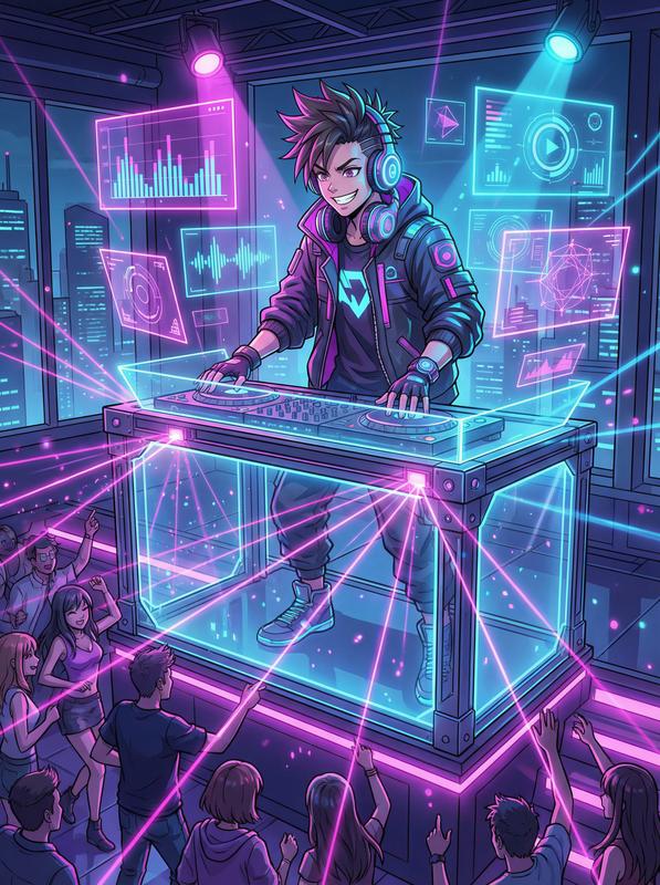 小欣奈-电音次元赛博MV